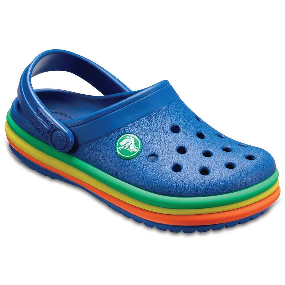 Crocs 卡駱馳(童鞋) 彩虹小卡駱班 205205-4GX