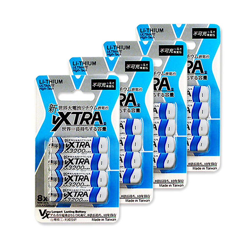 VXTRA飛創 3號長效型1.5V一次性鋰電池(16顆入)