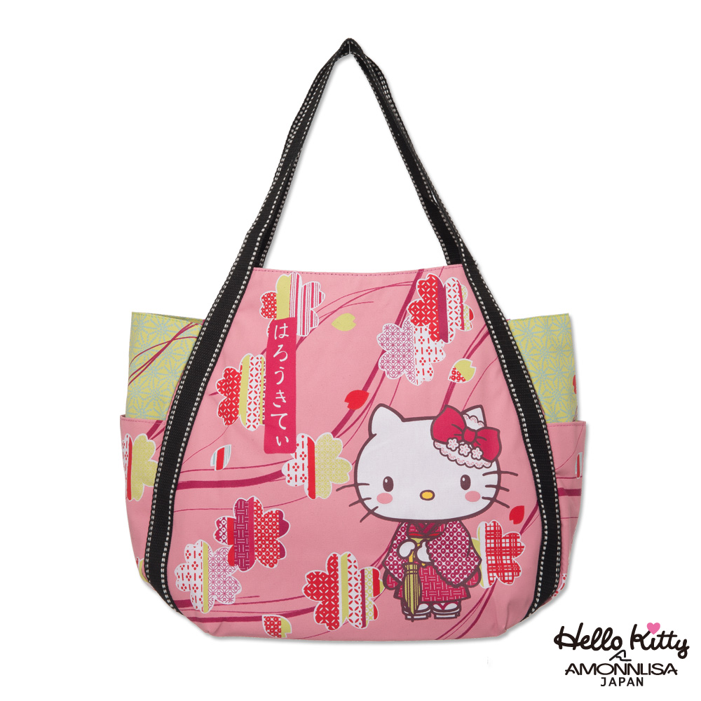 Hello Kitty x AMONNLISA 大托特包-京都櫻花AMKT65K02061