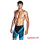 SPEEDO 男 運動 及膝泳褲 Chevron Splice 黑/藍 product thumbnail 2