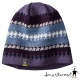 【美國 SmartWool】Ski Jacquard 美麗諾羊毛針織帽_紫 product thumbnail 1