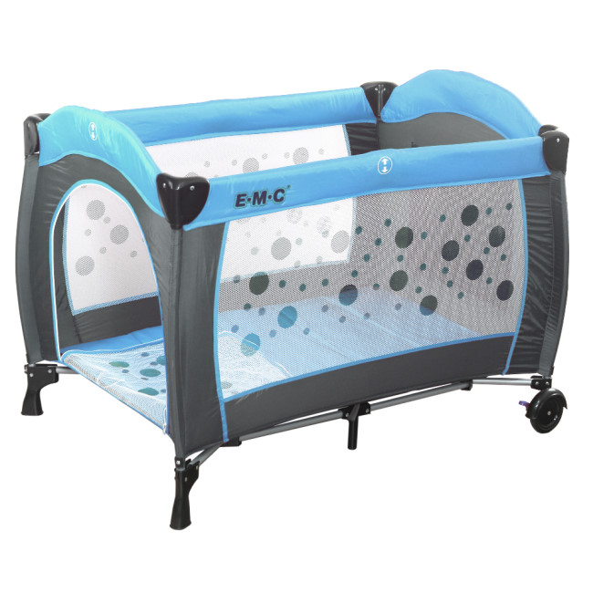 EMC 嬰幼兒安全遊戲床(平安藍)
