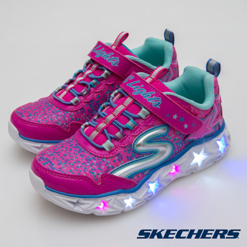 SKECHERS (童) 女童系列 GALAXY LIGHTS-10920LNPMT