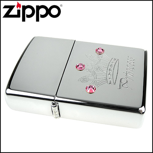 【ZIPPO】美系~Princess Crown-施華洛世奇水晶貼飾打火機