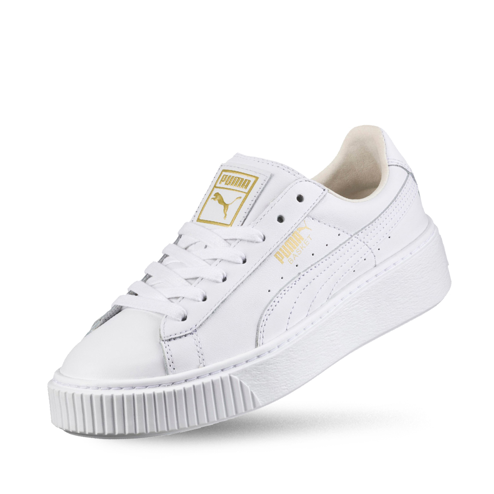 puma basket platform gold