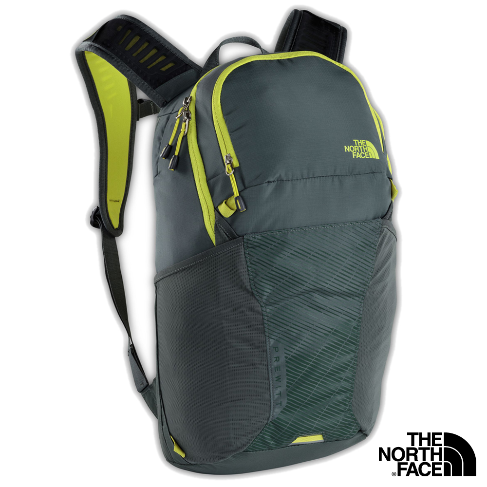 The North Face PREWITT 15吋輕量電腦背包 奧斯卡綠/亮芥末黃