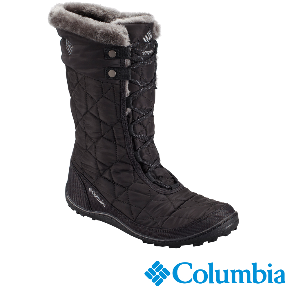 【美國Columbia哥倫比亞】女-防水保暖雪靴-黑　UBL15850BK