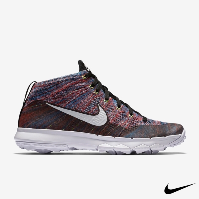 NIKE FLYKNIT CHUKKA 編織 高爾夫鞋-彩虹819009-002