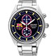SEIKO FCB 巴塞隆納足球指定計時腕錶(SNN265P1)-藍紫/42mm product thumbnail 1
