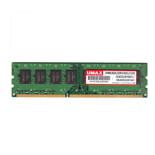 UMAX DDR3-1600 8GB 512X8桌上型記憶體