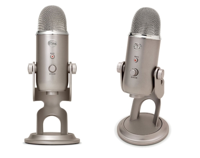 【公司貨】美國BLUE YETI 雪怪USB麥克風 鉑金色