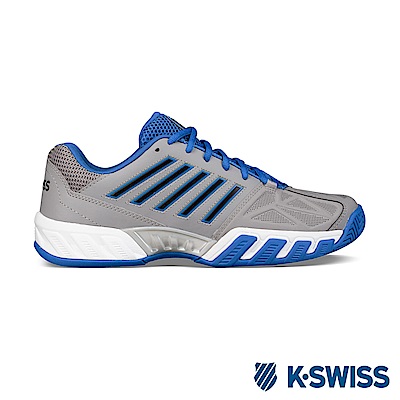 K-SWISS Bigshot Light 3輕量專業網球鞋-男-灰/藍/黑