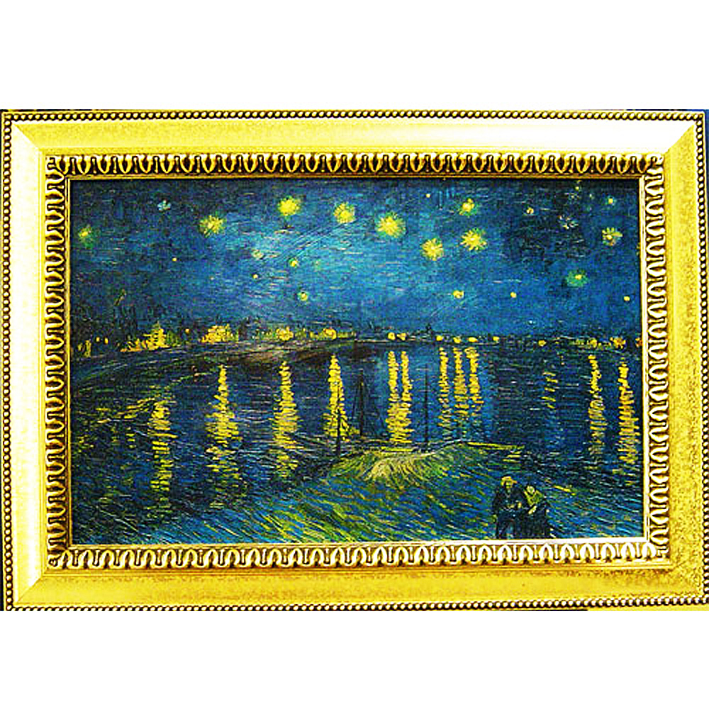 開運陶源《隆河上的星夜》 Vincent (60x43cm )