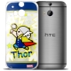 復仇者聯盟 HTC One M8 Q版彩繪手機軟殼(正義款) product thumbnail 1