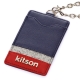 kitson 蟒蛇紋拼接票卡夾-NAVY product thumbnail 1