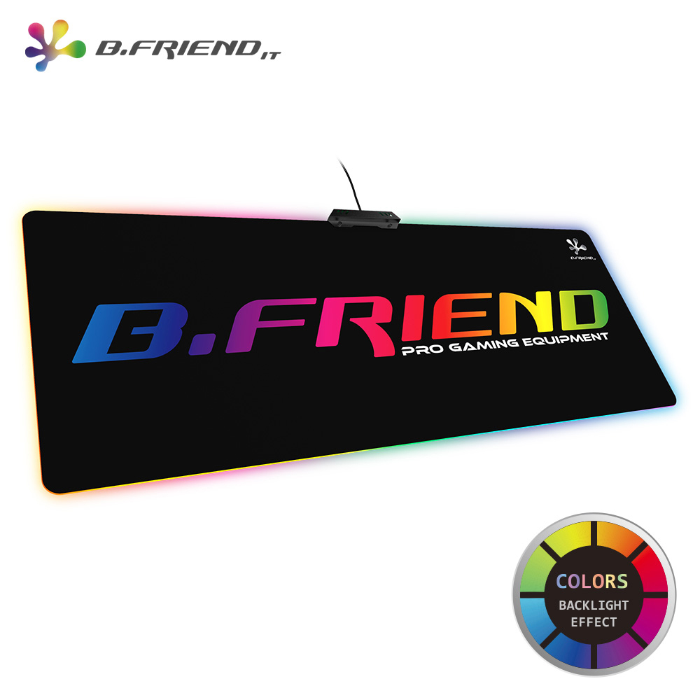 B.Friend MP07 RGB發光大型滑鼠墊
