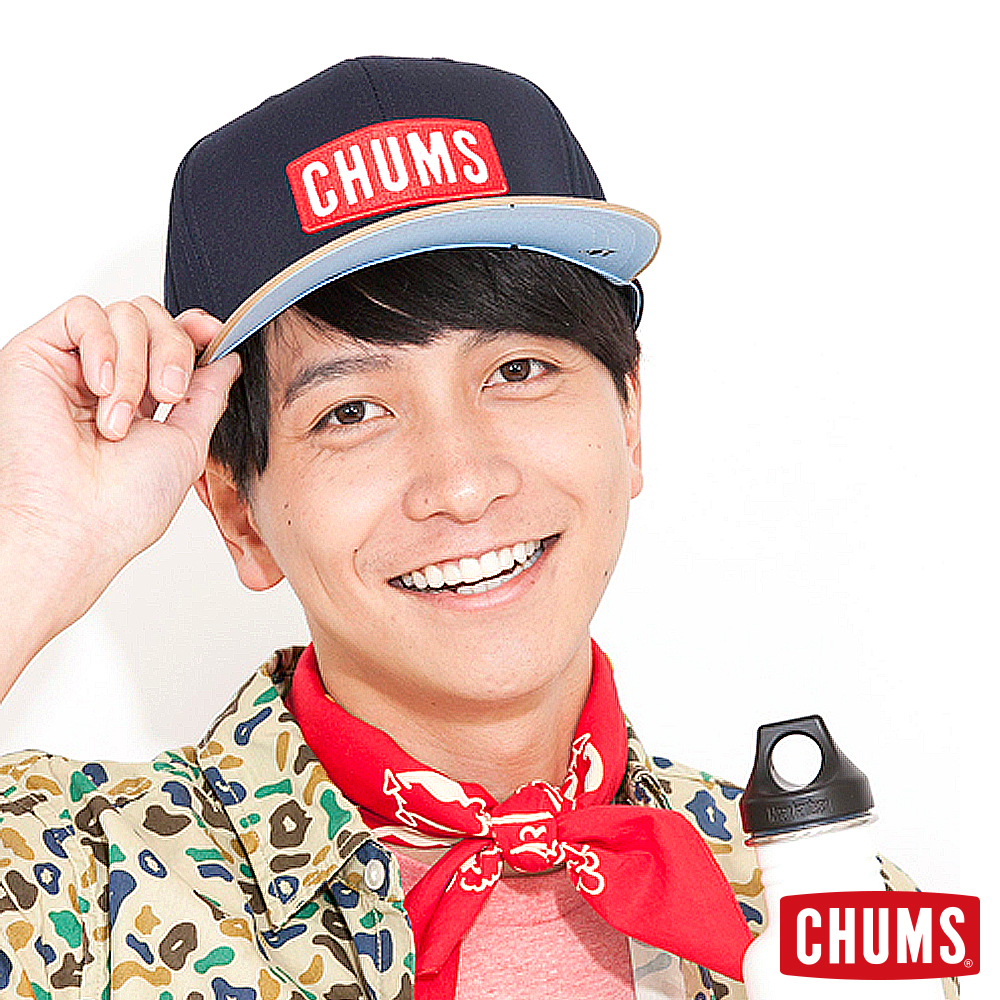 CHUMS LOGO 棒球帽 深藍/棕