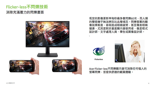 Acer ET221Q 22型 IPS窄邊框電腦螢幕(福利品)
