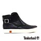 Timberland 女款黑色素面扣環騎士短靴 product thumbnail 1