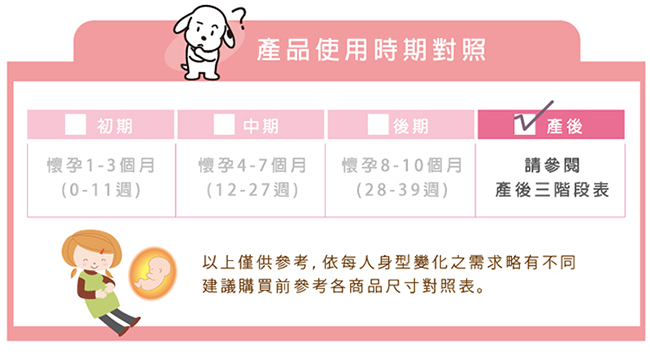 日本犬印-簡易式骨盆固定帶-M/L粉色-醫療用束帶(未滅菌)
