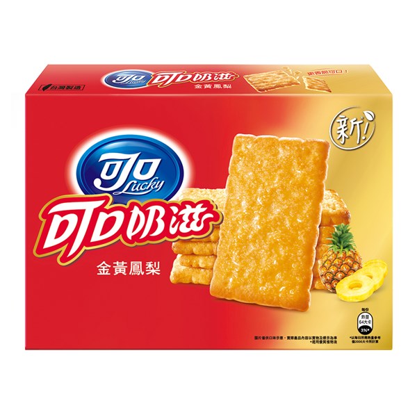 可口奶滋 金黃鳳梨口味量販包(112.5gx2入)
