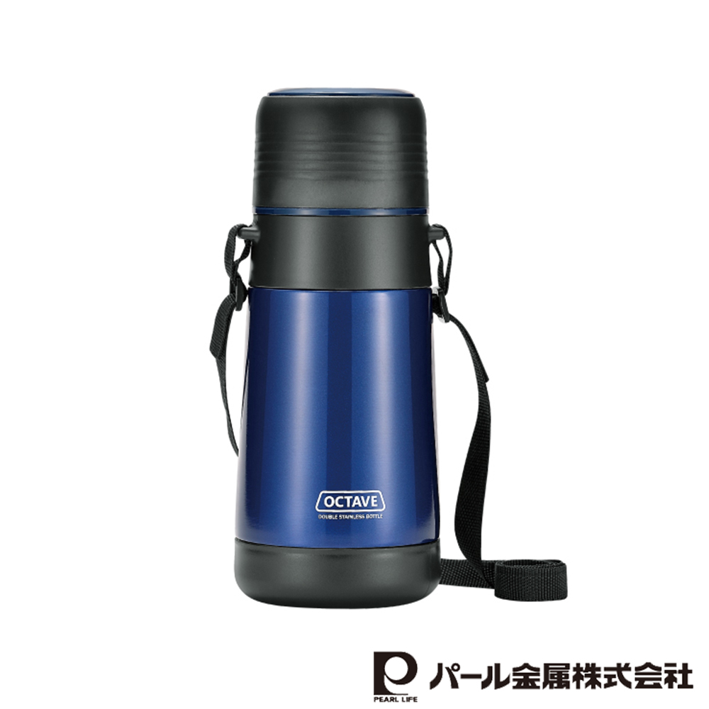 日本PEARL 便攜式不鏽鋼保溫瓶800ml