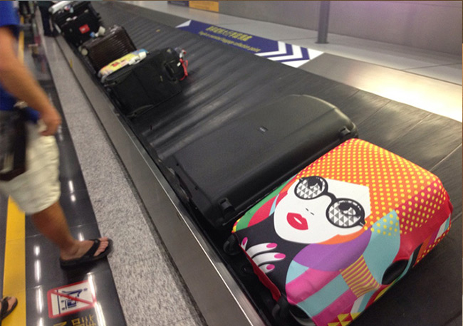 LOQI 行李箱套│柏林S 號 適用21吋以下 行李箱保護套