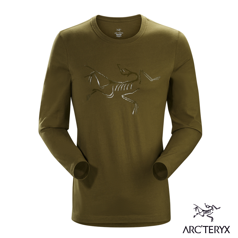 Arcteryx 始祖鳥 24系列 男 有機棉長袖T恤 松綠