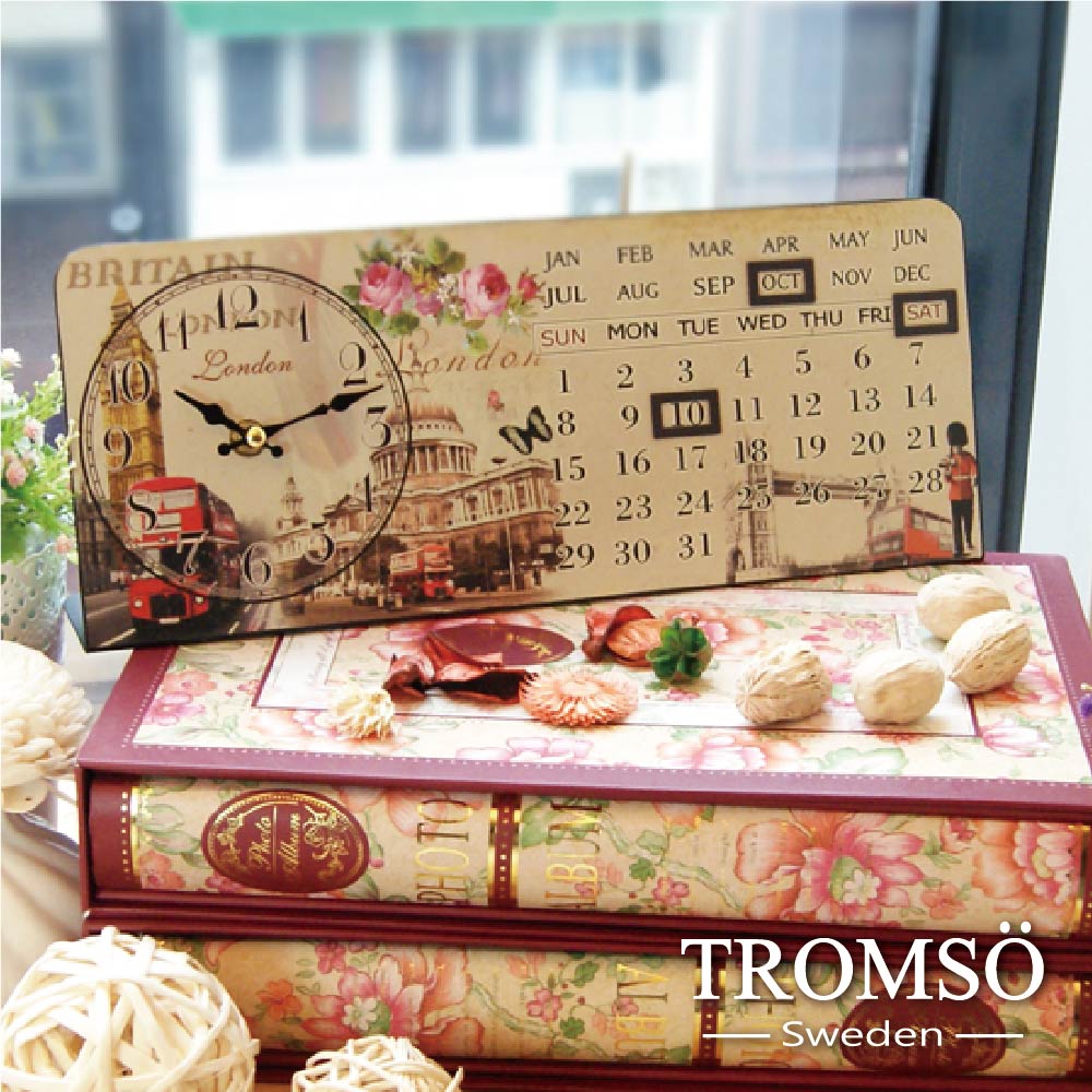TROMSO無框畫時鐘-倫敦旅程(桌曆)