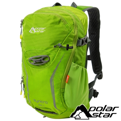 【PolarStar】休閒背包20L『蘋果綠』(附防雨罩) 單車背包│旅遊 P17802