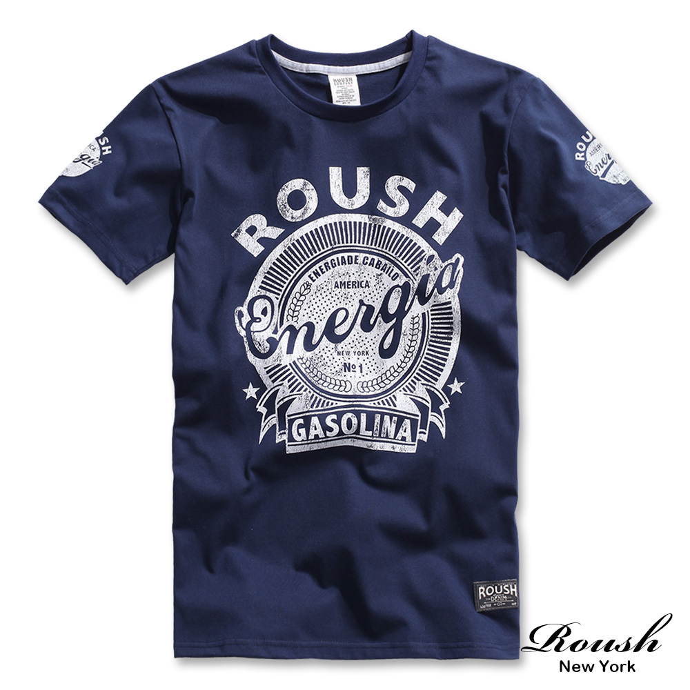 Roush Energia美式印花短Tee - (3色)