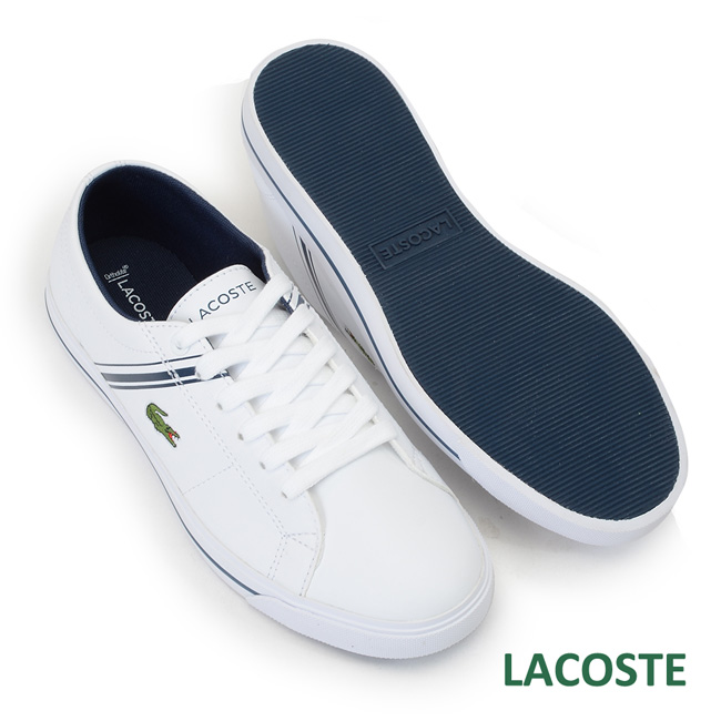 LACOSTE 女用休閒鞋-白