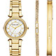 Michael Kors MK Delray 輕奢晶鑽套組-珍珠貝x金/33mm product thumbnail 1