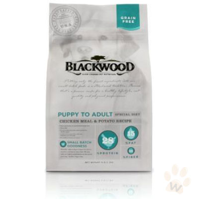 柏萊富blackwood 無穀全齡犬 低敏純淨配方(雞肉+豌豆)5磅