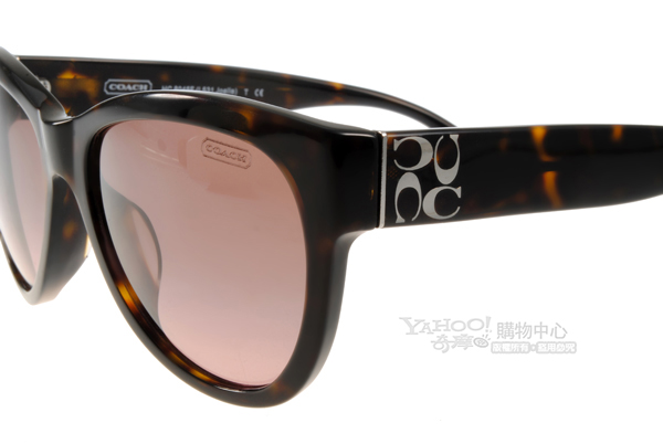 COACH太陽眼鏡 貓眼魅力/琥珀色/#COS8045F 500114