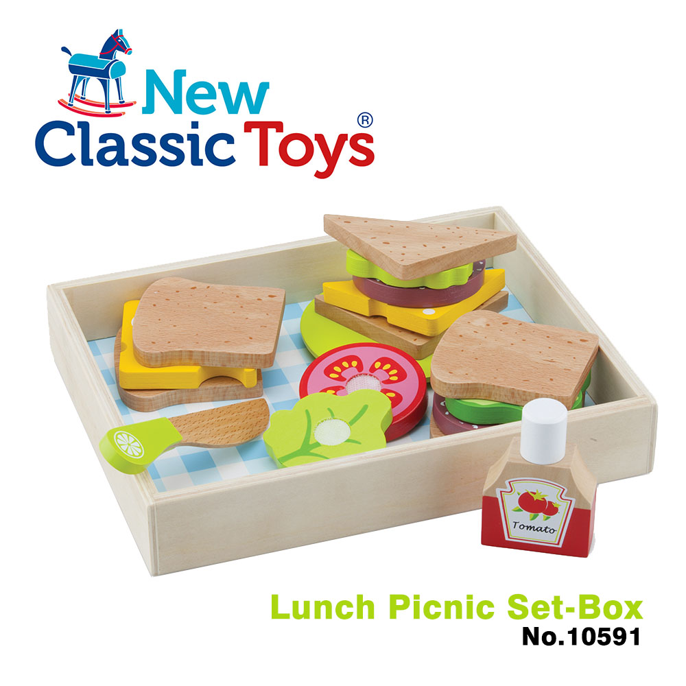 荷蘭New Classic Toys 午後時光輕食野餐18件組 - 10591