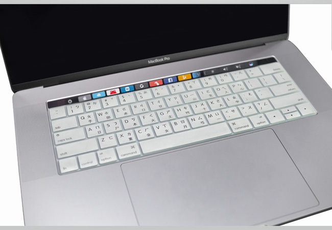 新款MacBook Pro Retina13吋/15吋通用Touch Bar鍵盤膜(二入組)