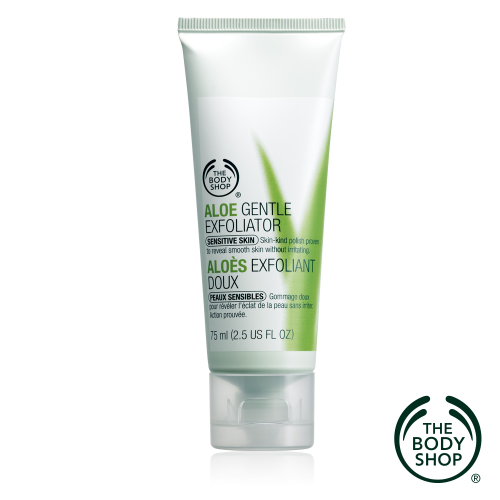 The Body Shop  蘆薈舒緩柔細磨砂乳75ML