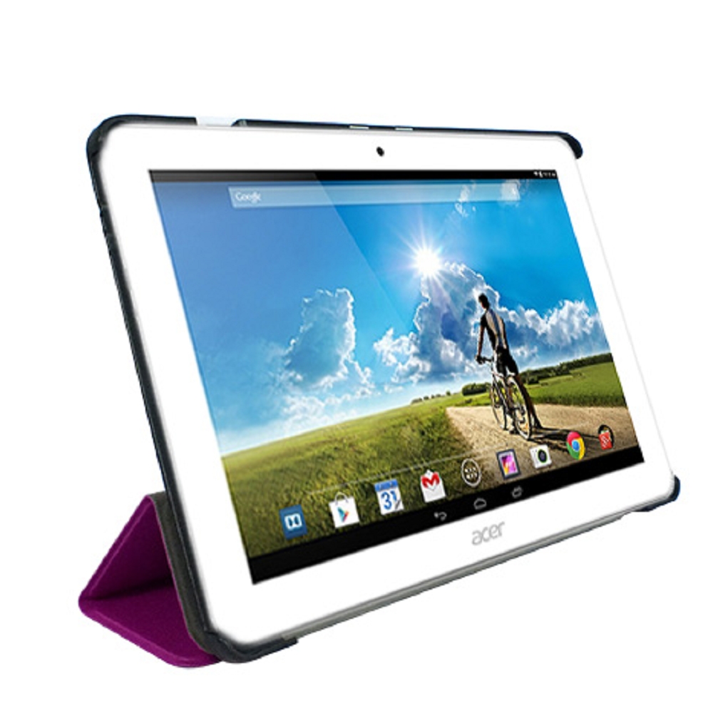 ACER Iconia Tab 10 A3-A40  三折式【皮套+保護貼組】