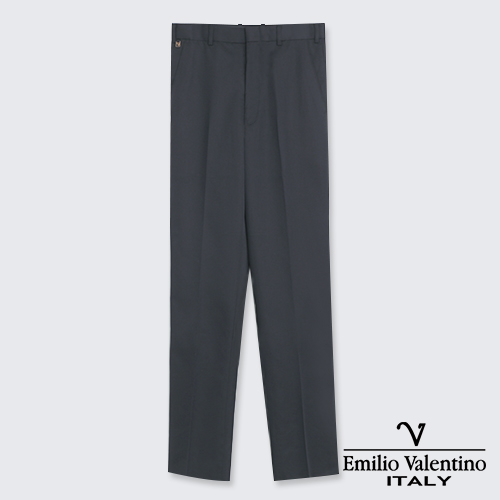 Emilio Valentino 范倫提諾精品平面西褲-深灰