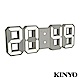 【KINYO】LED立體數字鐘 (TD-395) product thumbnail 1