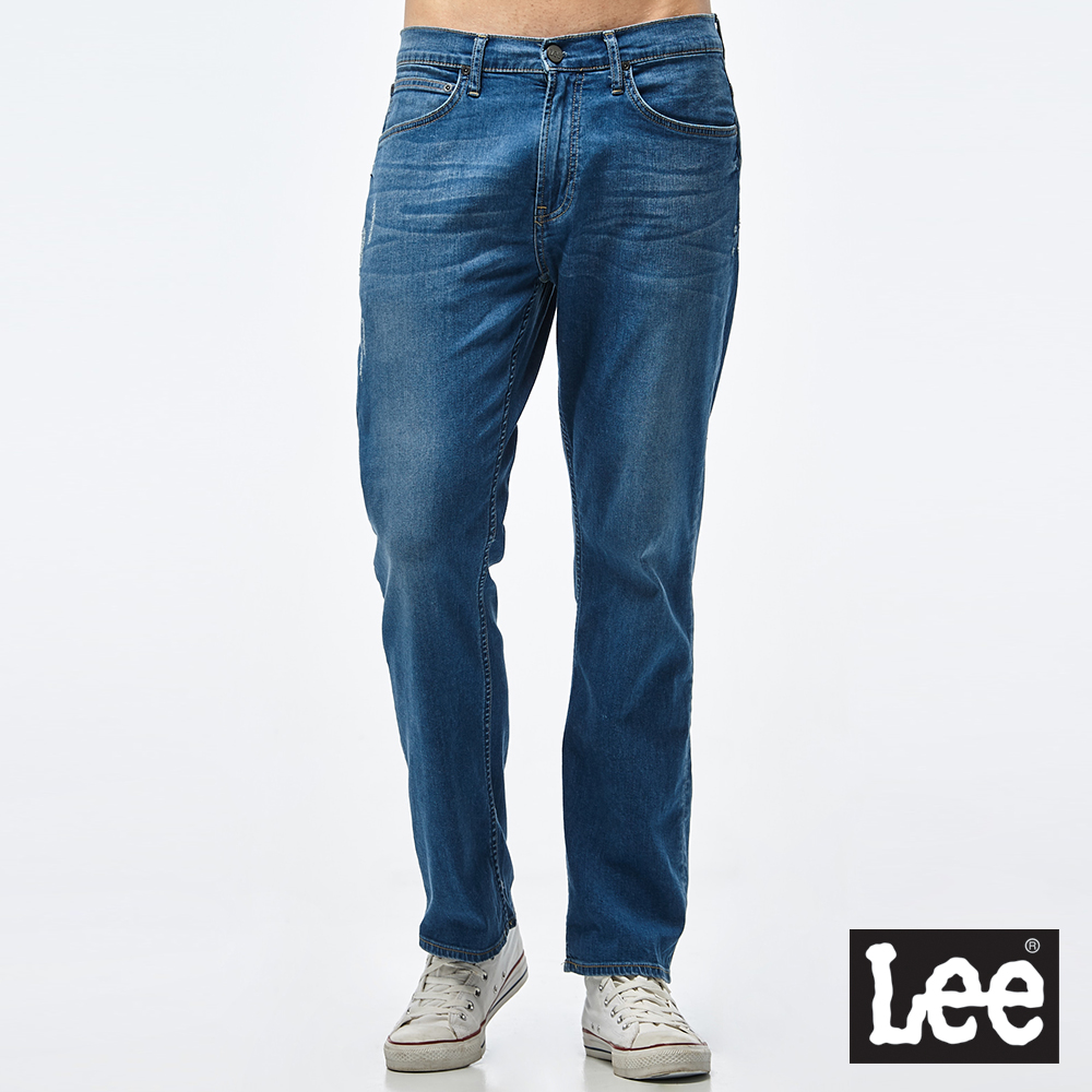 Lee 牛仔褲 743中腰舒適直筒牛仔褲- 男款