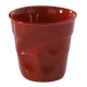 法國 REVOL FRO 紅色 陶瓷皺折杯 180cc product thumbnail 2