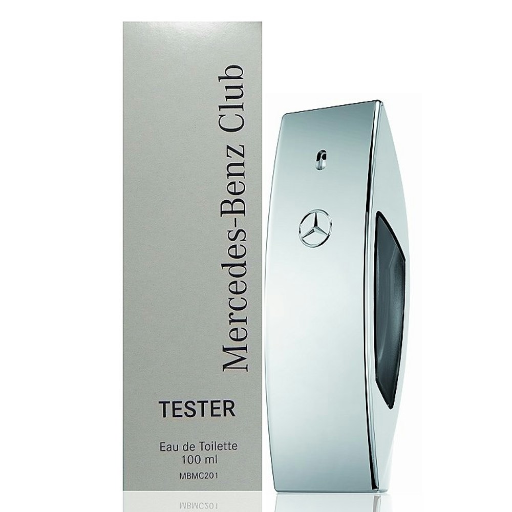 Mercedes Benz 銀色風潮淡香水100ml Tester 包裝