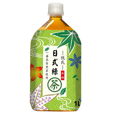 《悅氏》日式綠茶-無糖1000ml(15入/箱)