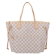 LV N41361 Damier Neverfull MM 縮口肩揹包附扁袋(中/米) product thumbnail 1