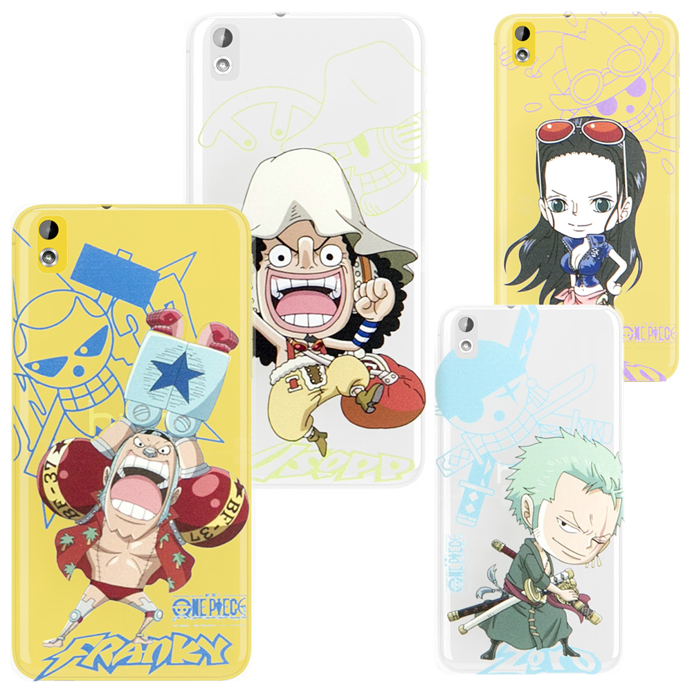 MOLANG HTC Desire 816專用 航海王ONEPIECE透明手機殼