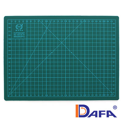 DAFA 專業A4切割墊/裁布墊300x200mm(綠)