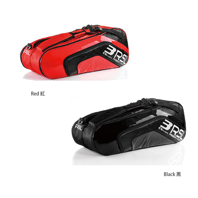 RSL EXPLORER 3.4 羽/網/壁球 2色多功能運動球拍袋 (紅) RB-930