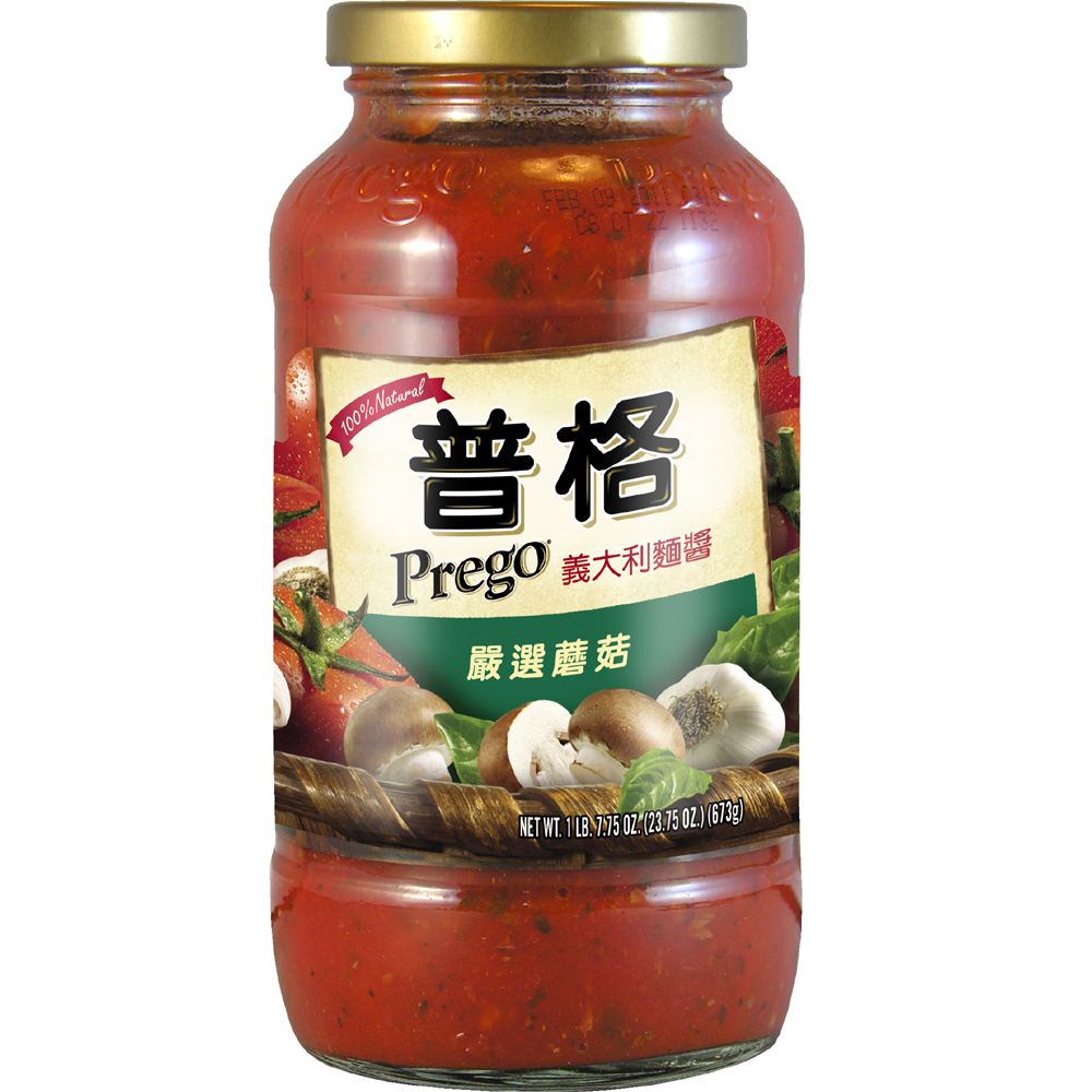 Prego 義大利麵醬-嚴選蘑菇口味(673g)